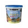 Ronseal 5 Litre Slate Grey Fence Life Plus Paint -Quality Garden Care Store 5010214876297 ca406419 bfad 4d30 b346 5e8518d23268