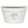 Woodlodge 26cm White Edwardian Glazed Wall Planter -Quality Garden Care Store 5021346475678
