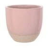 Woodlodge 26cm Pastel Pink Glazed Egg Pot -Quality Garden Care Store 5021346502015