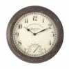 Outside In 12" Bickerton Wall Clock & Thermometer -Quality Garden Care Store 5050642006187 3d57ad90 ebe8 4598 8a98 7449d4f6a0ab