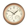 Outside In 15" Astbury Wall Clock, Thermometer & Hygrometer