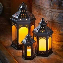Outside In Sahara Lantern Trio -Quality Garden Care Store 5050642035699 2