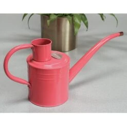 Smart Garden 1 Litre Coral Pink Home & Balcony Steel Watering Can -Quality Garden Care Store 5050642069946 3