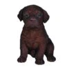 Vivid Arts 17cm Chocolate Labrador Puppy Pet Pals -Quality Garden Care Store 5055195023773