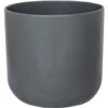 Ivyline 24cm Charcoal Lisbon Planter 1 Ivyline 24cm Charcoal Lisbon Planter -Quality Garden Care Store 5055352842278