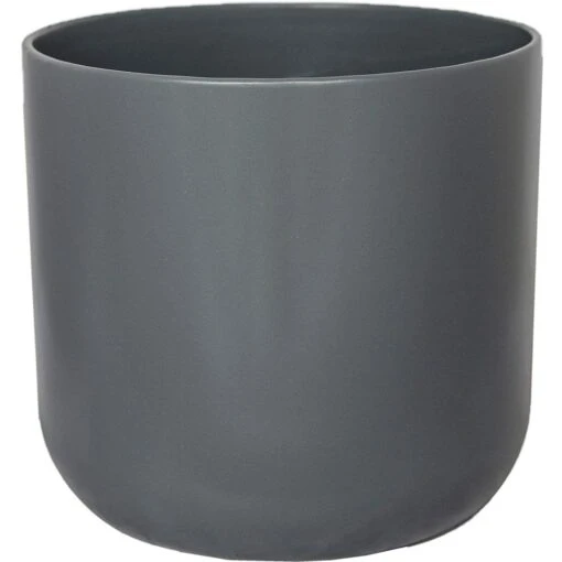 Ivyline 26cm Charcoal Lisbon Planter -Quality Garden Care Store 5055352842285