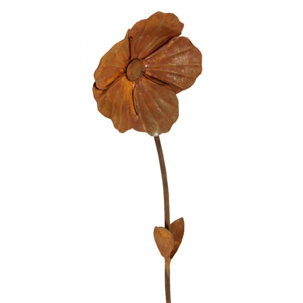 Wilstone 127cm Iron Poppy Flower Garden 3 Wilstone 127cm Iron Poppy Flower Garden