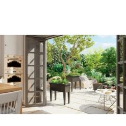 Artevasi 80cm Anthracite Venezia Grow Box Planter -Quality Garden Care Store 5600442825183 3