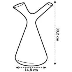 Elho 1.7 Litre Warm Grey Plunge Watering Can -Quality Garden Care Store 8711904302726 3