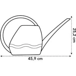 Elho 3.5 Litre Anthracite Aquarius Watering Can 7 Elho 3.5 Litre Anthracite Aquarius Watering Can -Quality Garden Care Store 8711904303723 3