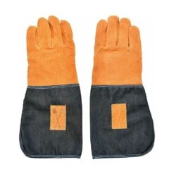 Fallen Fruits 36cm Long Denim Garden Gloves