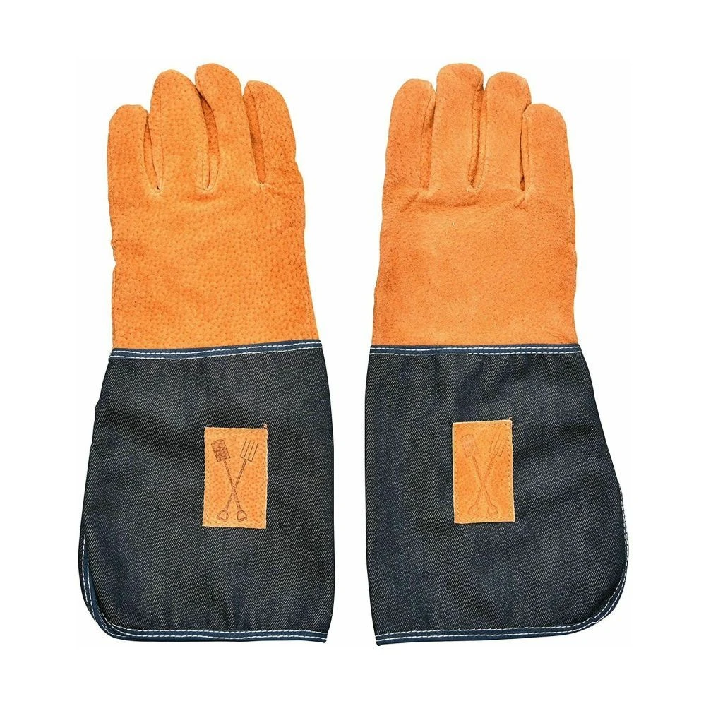 Fallen Fruits 36cm Long Denim Garden Gloves 3 Fallen Fruits 36cm Long Denim Garden Gloves