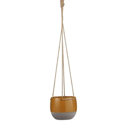 Edelman 16.5cm Ochre Resa Hanging Houseplant Pot -Quality Garden Care Store 8718861769555